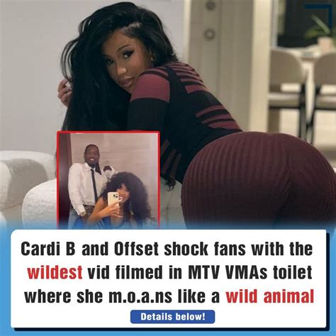 cardi b offset sextape|Cardi B and Offset horrify fans with sex video filmed in MTV。